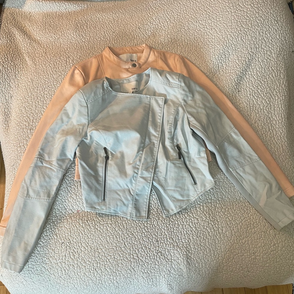 NWOT - Bar III leather jacket